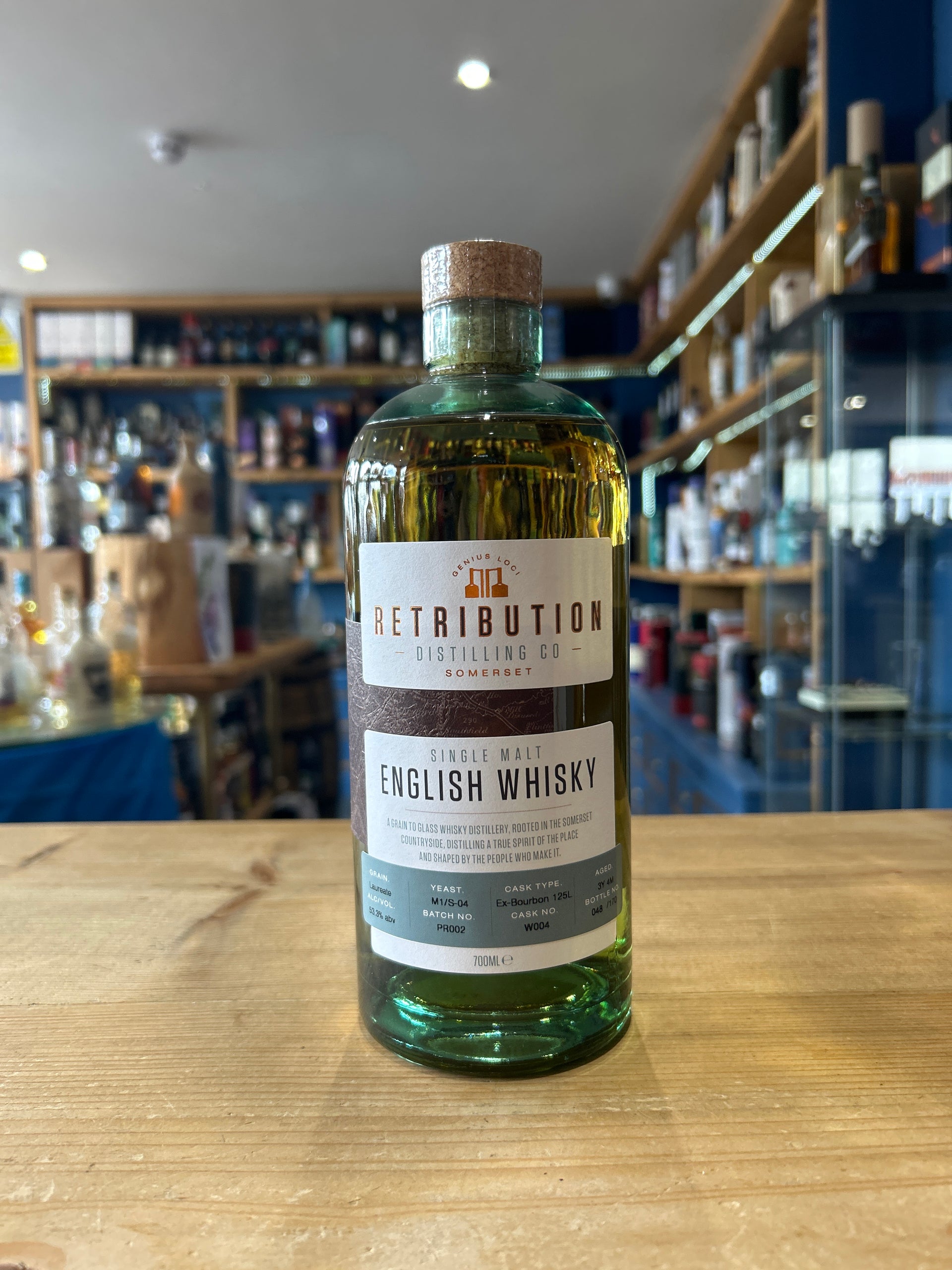 Retribution Single Malt English Whisky PR002 70cl 53.3%