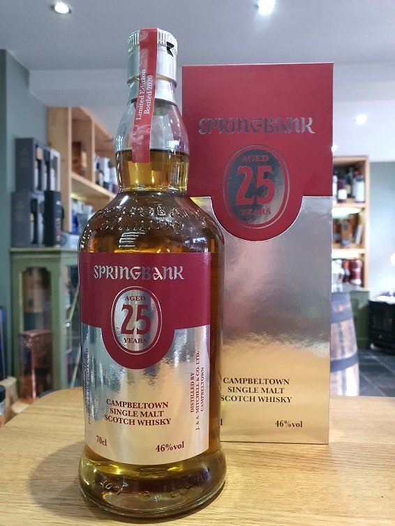 Springbank 25 Year Old 46% 70cl 2021 release