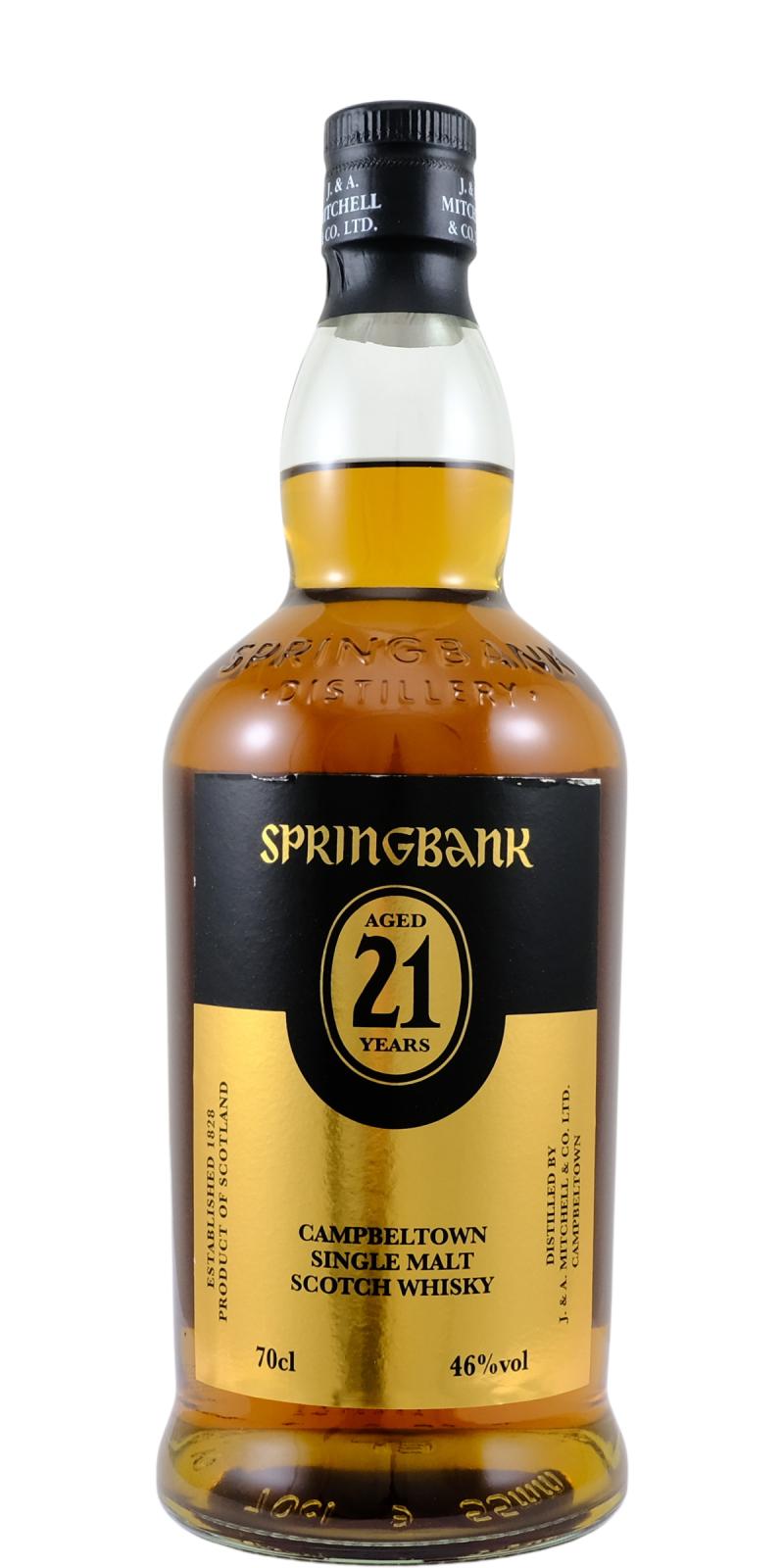 Springbank 21 year old 2021 Release