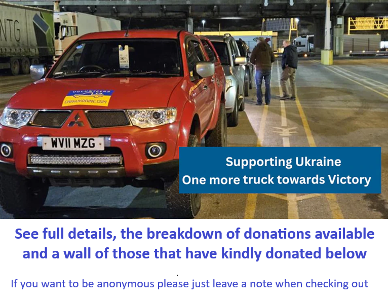 Donation for fuel for Trucks for Ukraine with Jonathan MS Pearce ATP Geopolitics