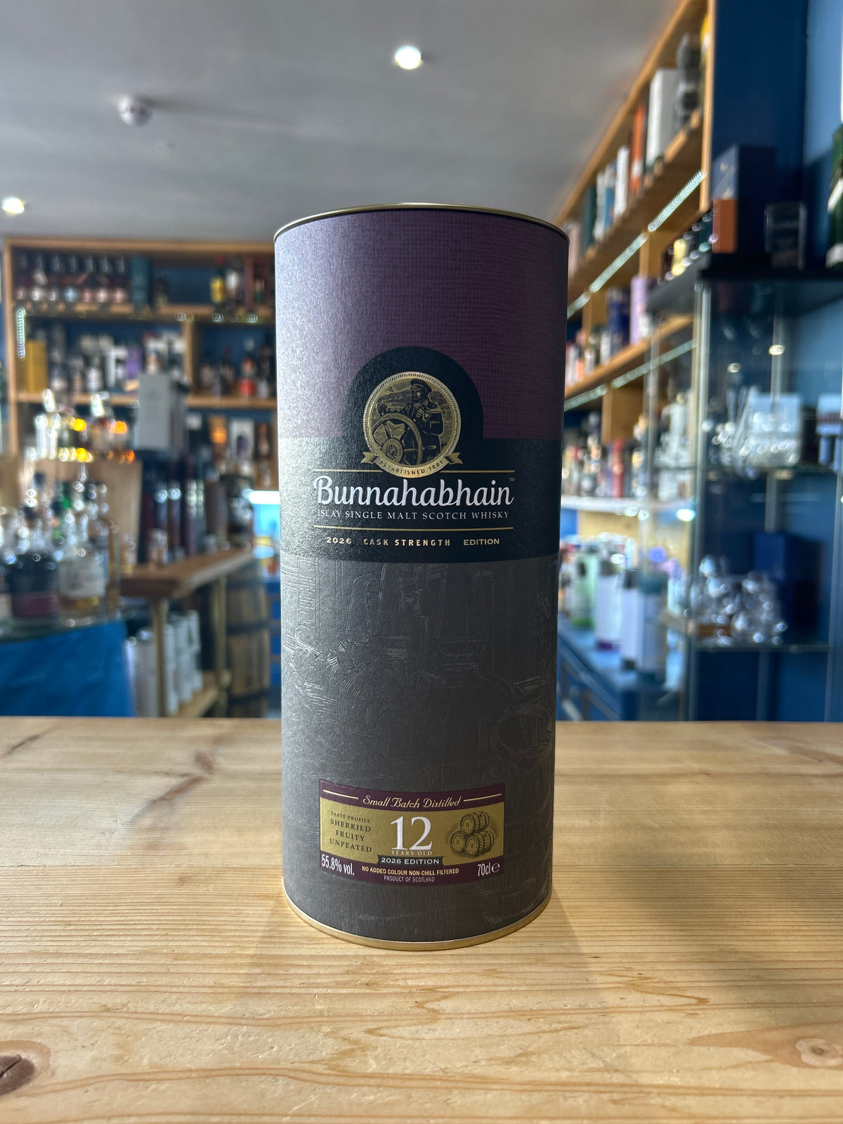 Bunnahabhain 12 Year Old Cask Strength 2026 70cl 55.8%