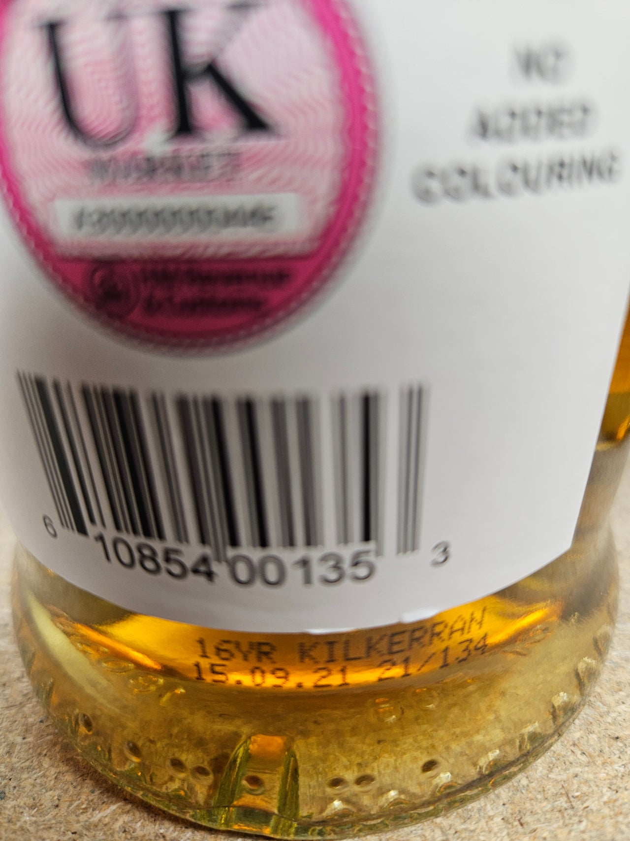 Private Collection Kilkerran Aged 16 Years 70cl 46% 2021 edition 15.09.21