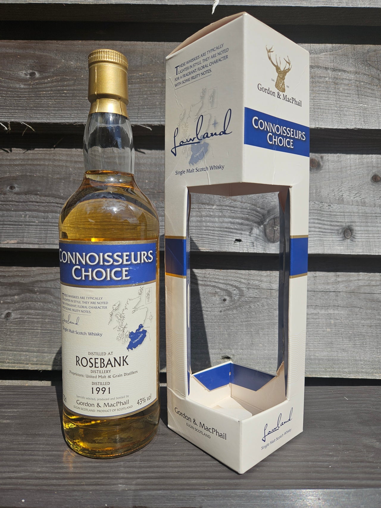 Private Collection Rosebank 1991 17 year old Gordon and MacPhail Connoisseurs Choice 70cl 40%