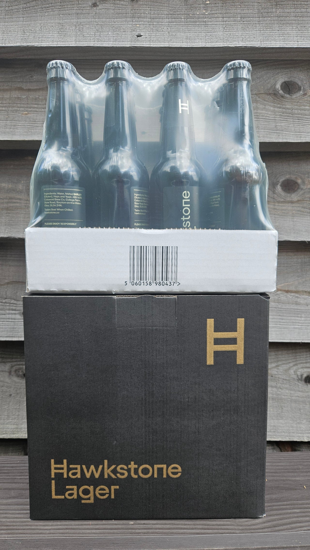 Hawkstone Premium Lager 33cl 4.8% Retail Case of 12