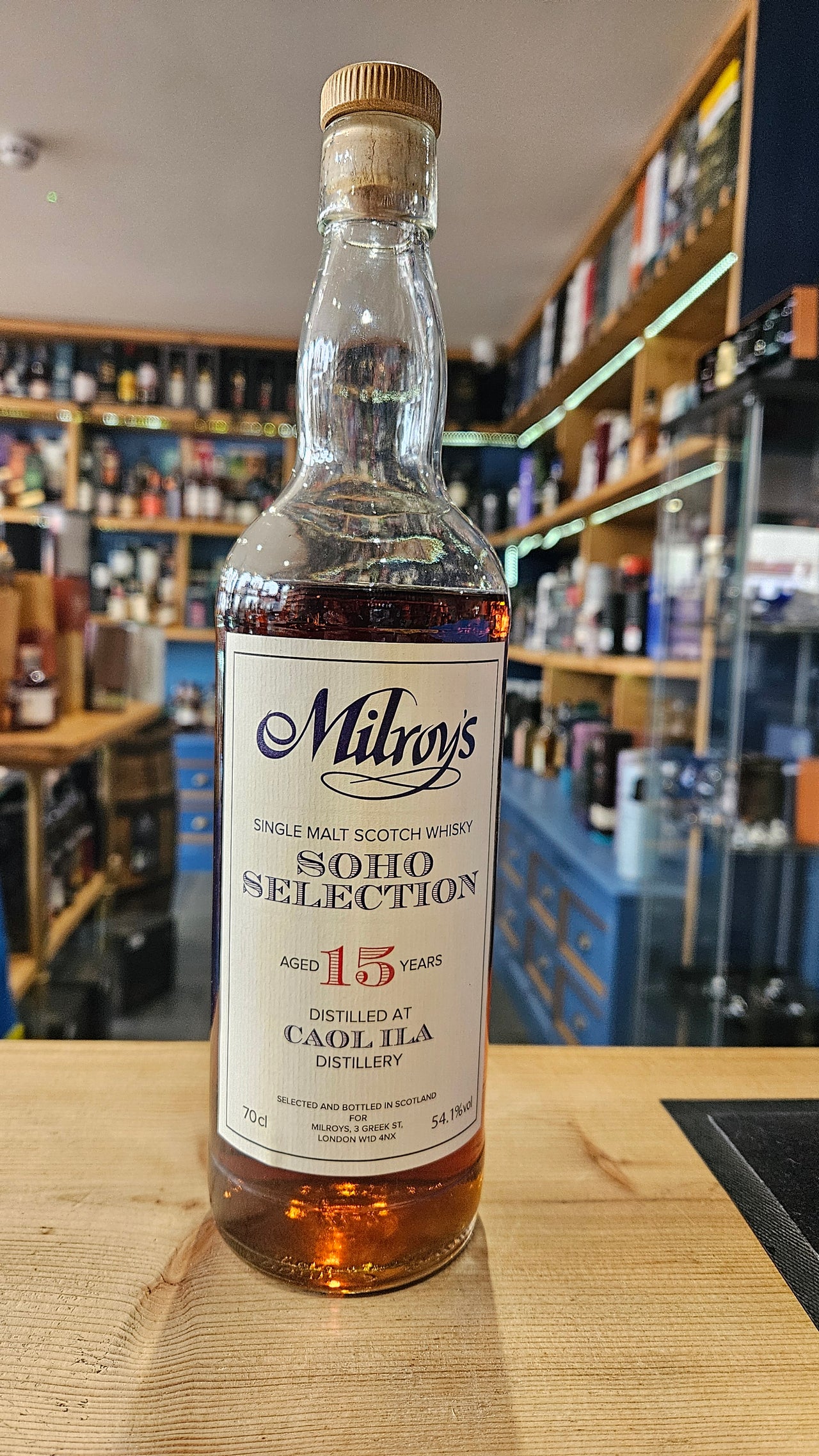 Islas Bar - Caol Ila 15 year old 2008 Palo Cortado Octave Milroy's Soho Selection 2.5cl 54.1%