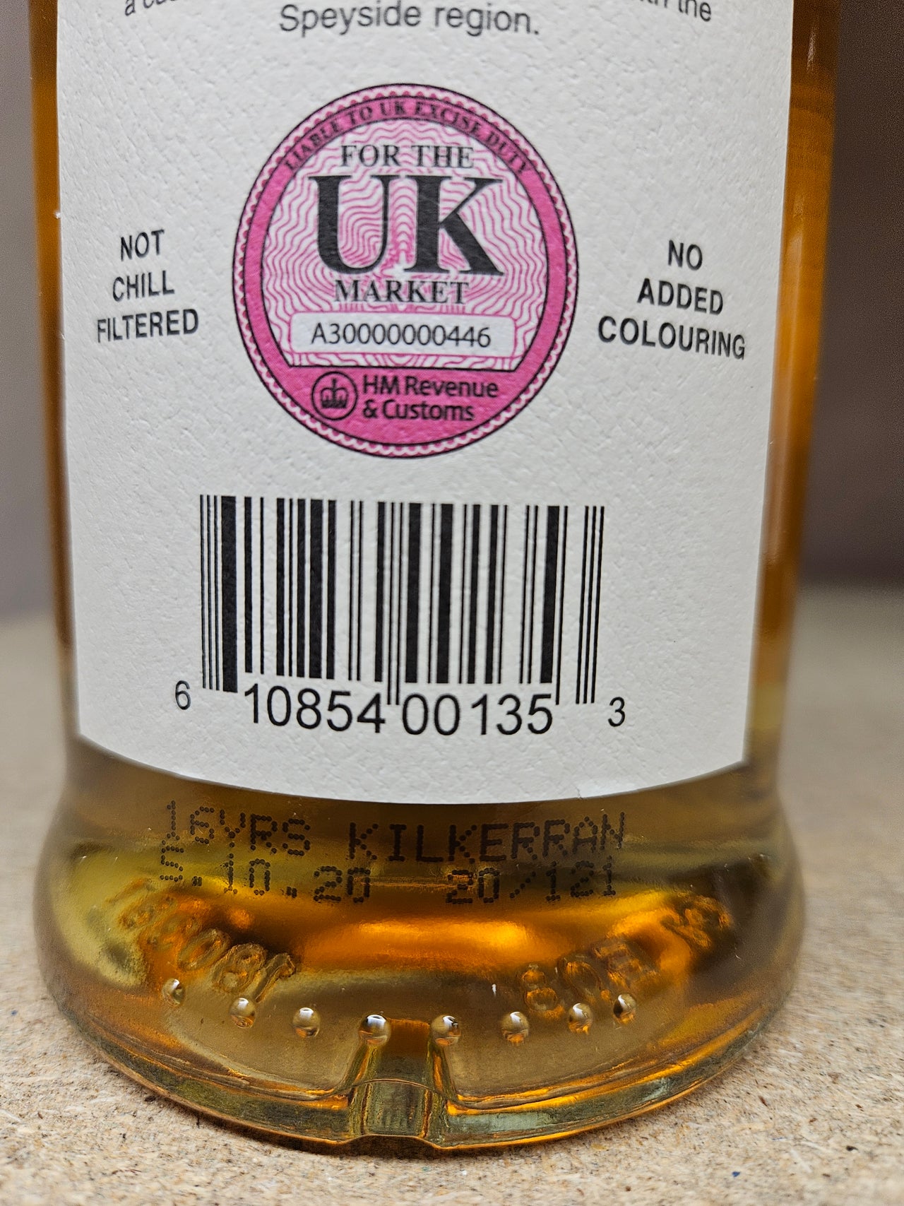Private Collection Kilkerran Aged 16 Years 70cl 46% 2020 edition 5.10.20