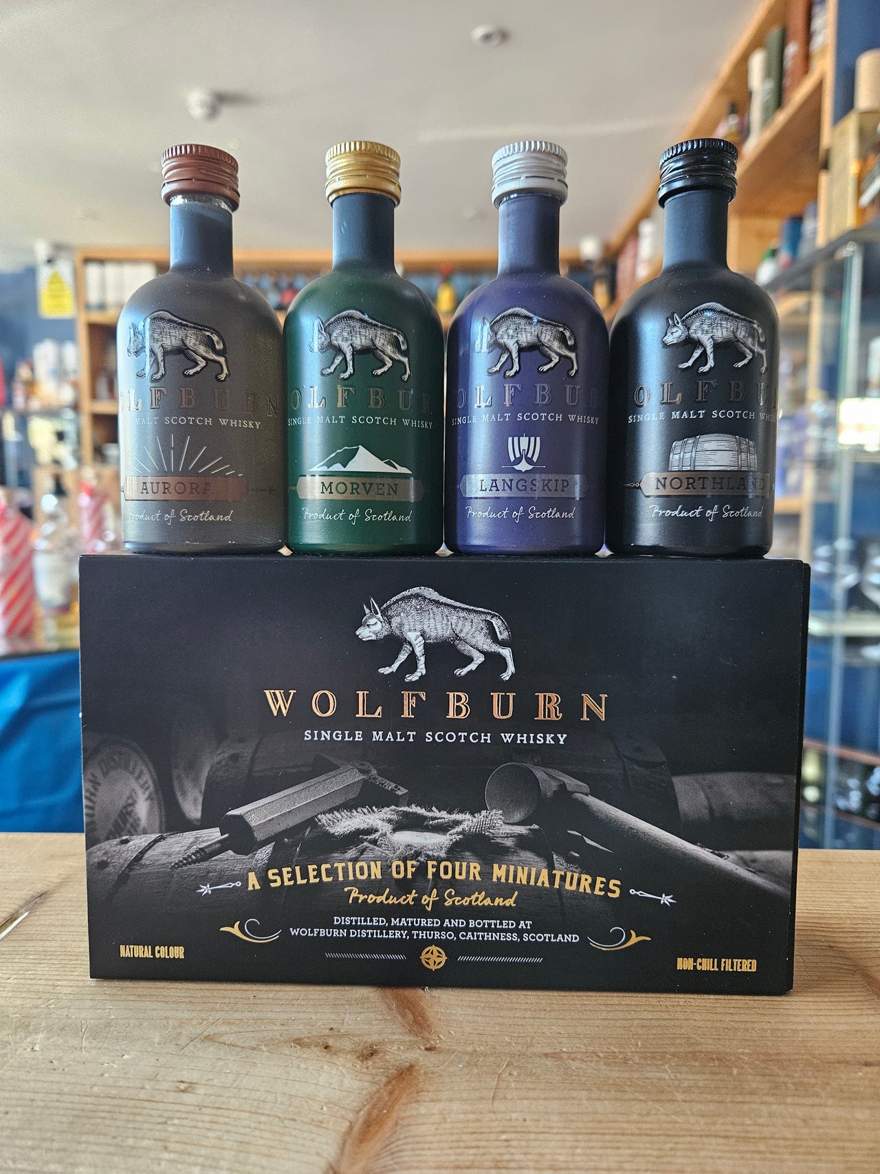 Wolfburn Gift Set 4 x 5cl