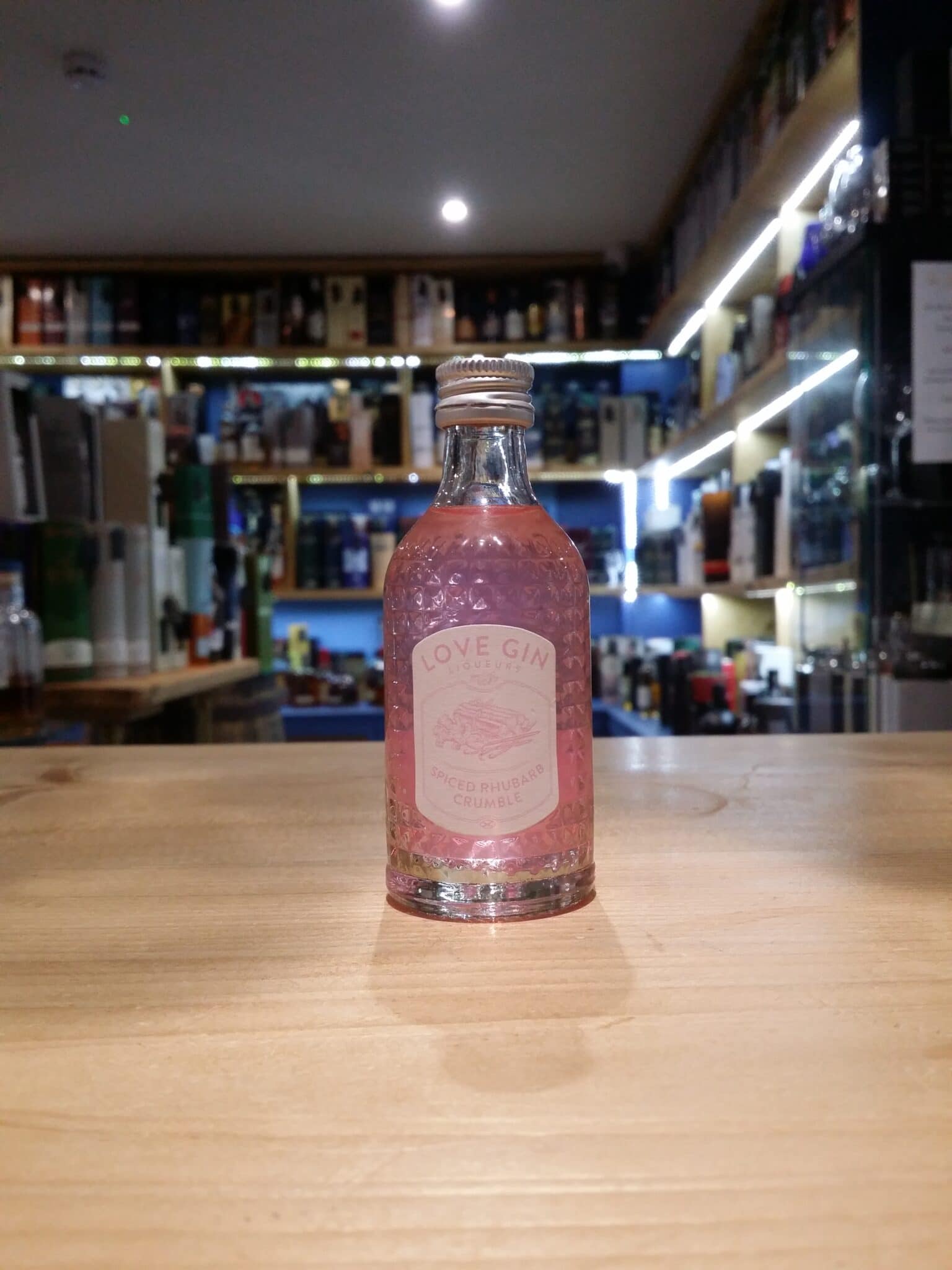 Love Gin Spiced Rhubarb Crumble Liqueur 5cl 20%