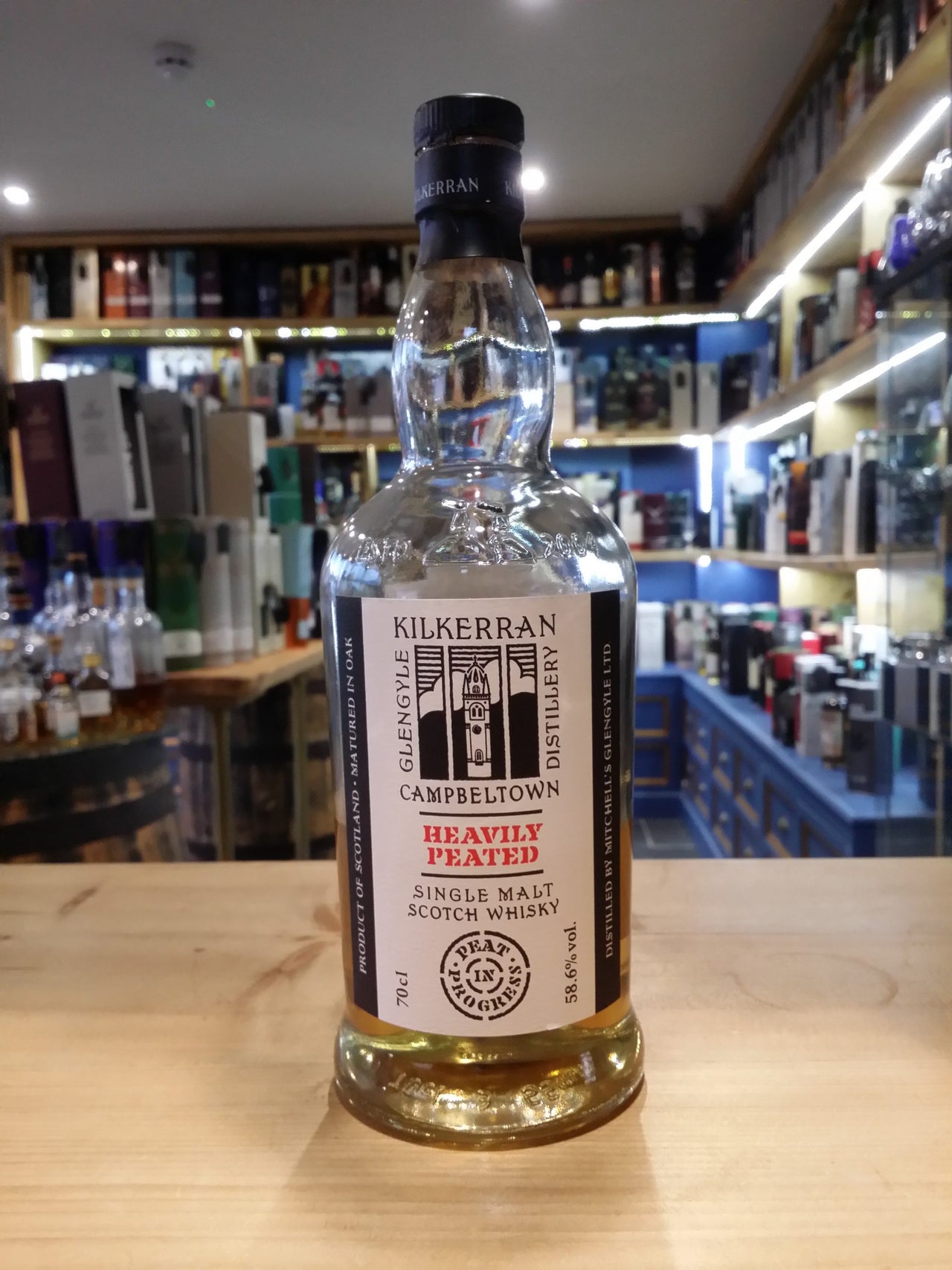 Isla's Bar - Kilkerran Single Malt whisky, heavily peated Batch 3 2.5cl 58.6%