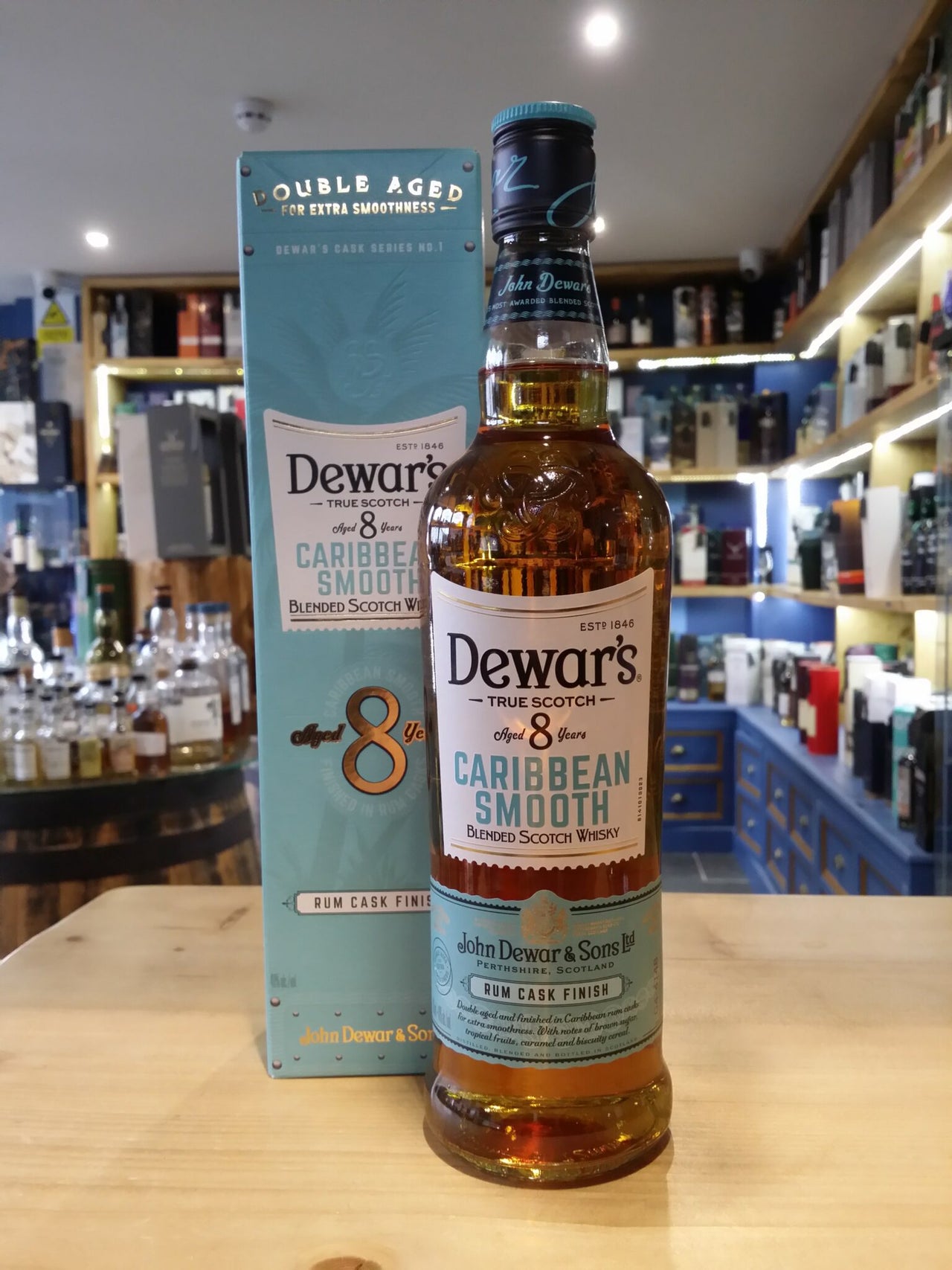 Dewars Caribbean smooth 8 70cl 40%