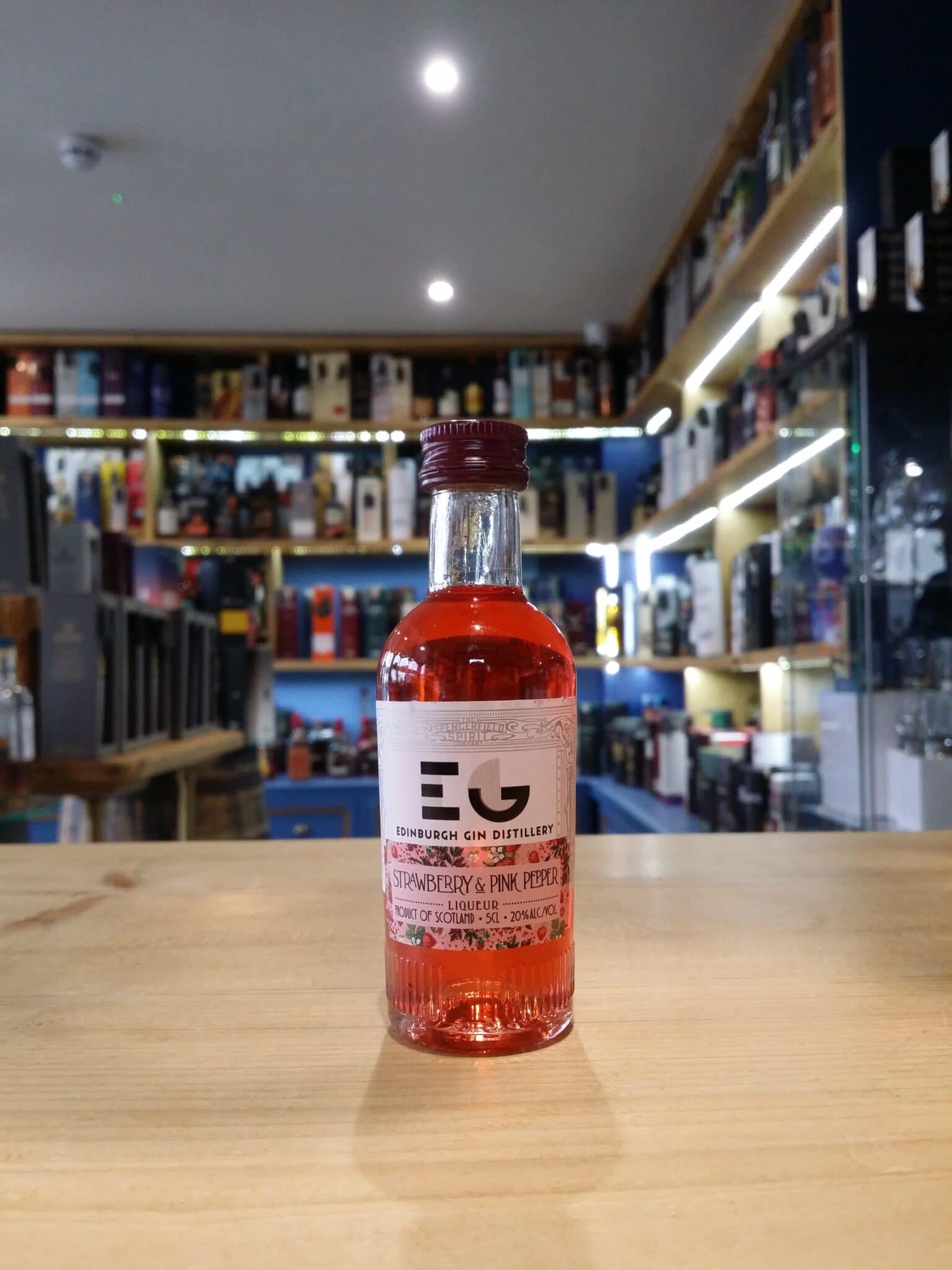 Edinburgh Strawberry & Pink Pepper Gin 5cl 20%