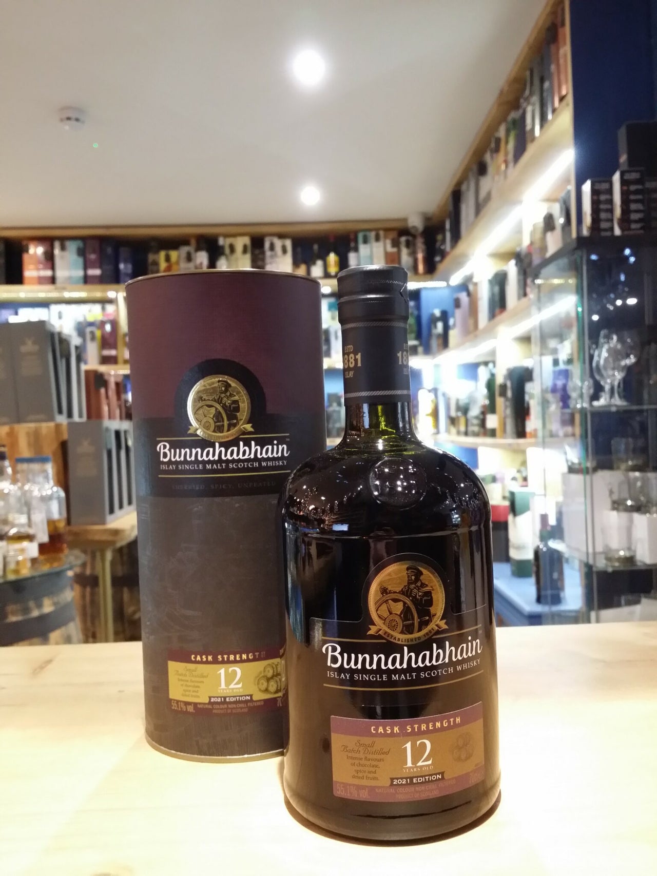 Bunnahabhain Cask Strength 12 year old 55.1% 70cl