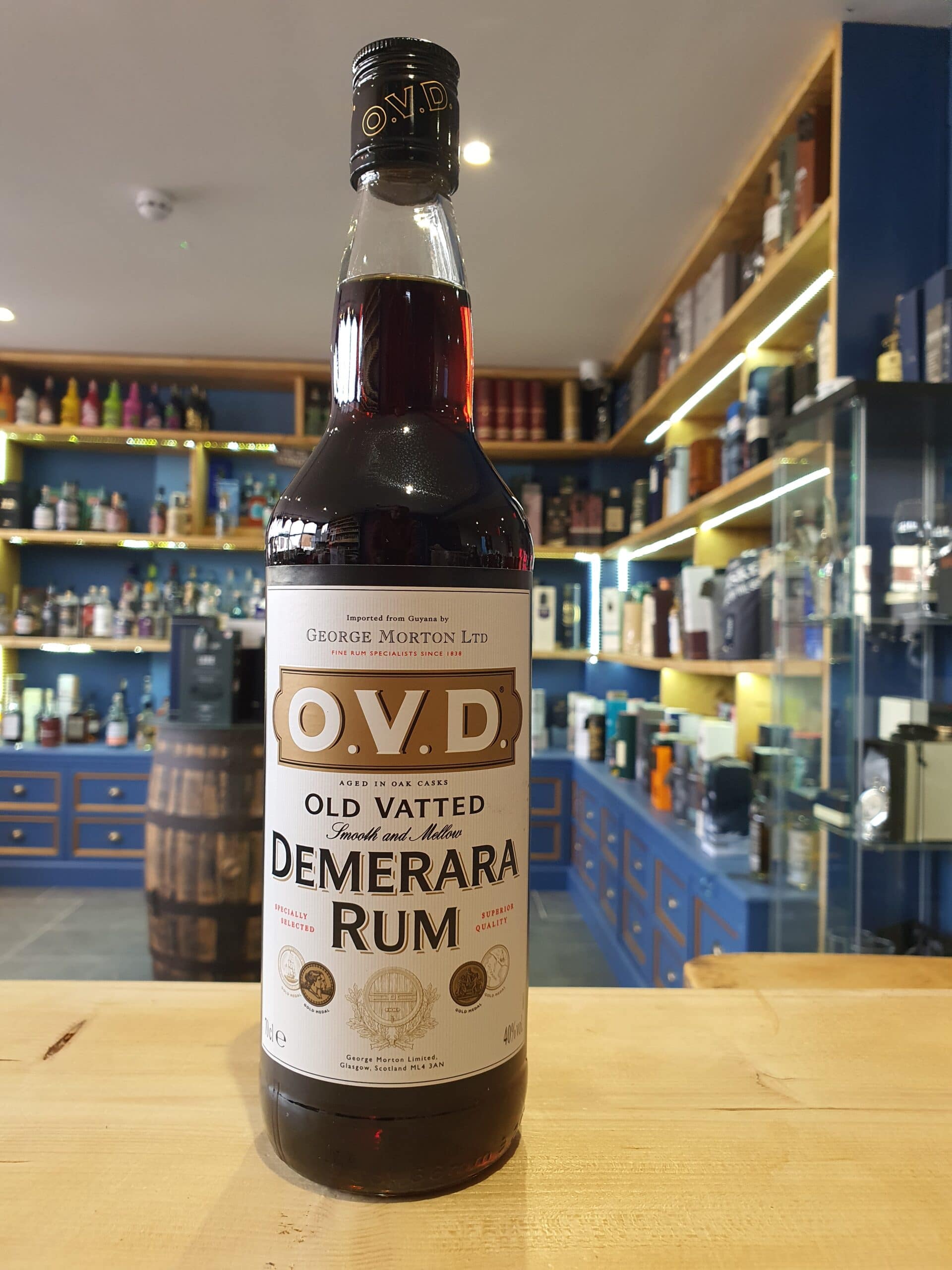 O.V.D Demerara Rum 70cl 40%