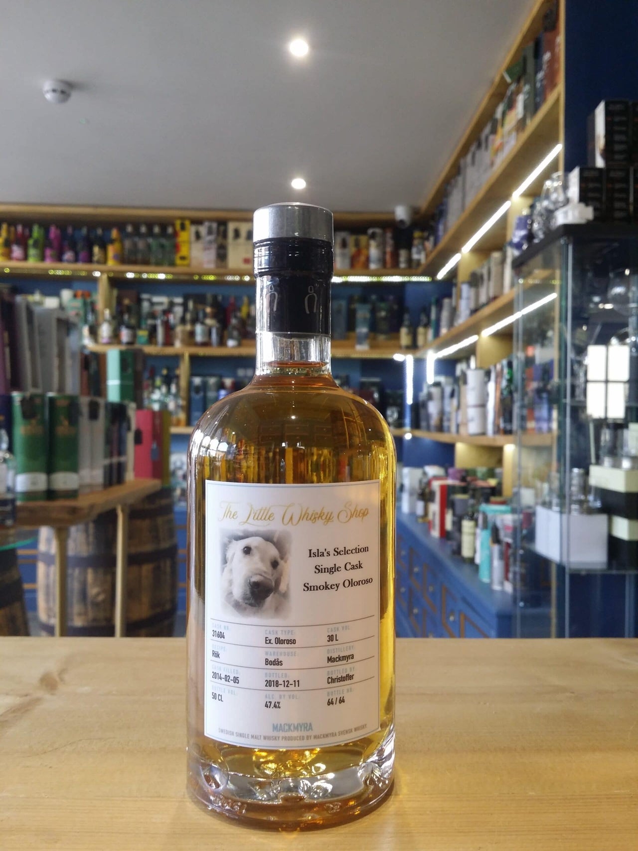 Islas Selection Mackmyra Single Cask Smokey Oloroso 50cl 47.4%