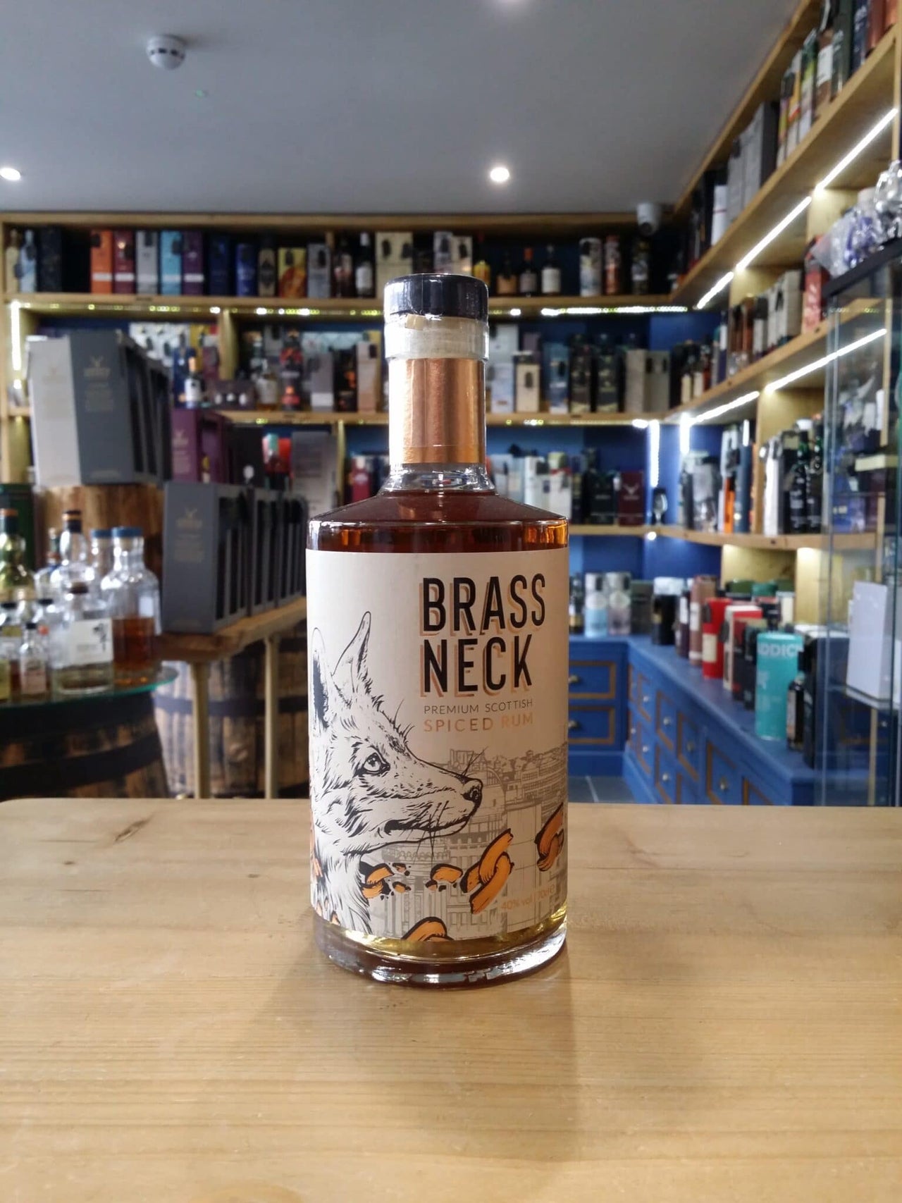 Brass Neck Scottish Spiced Rum 70cl 40%