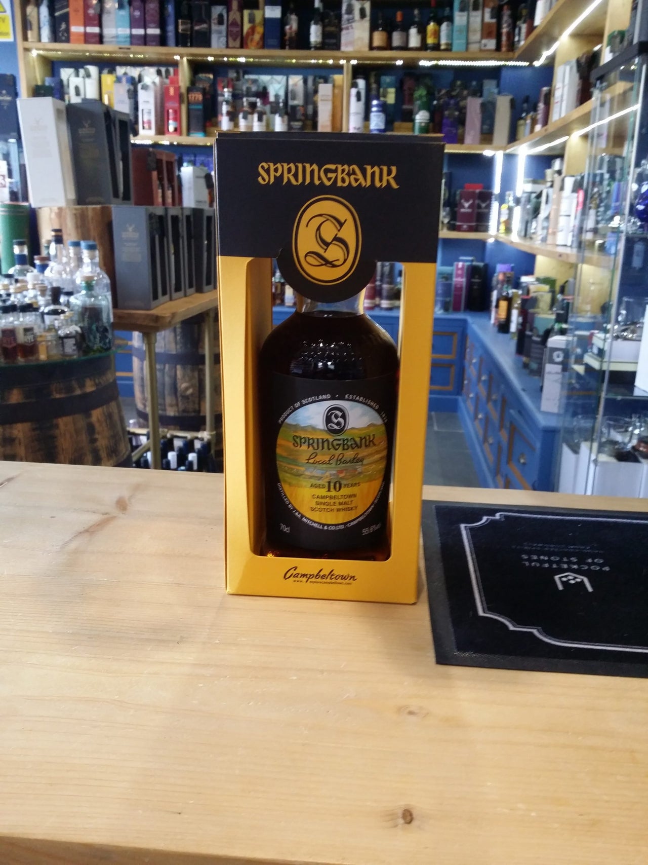 Isla's Bar - Springbank 10 Year Old Local Barley 2020 release 56.2% 2.5cl