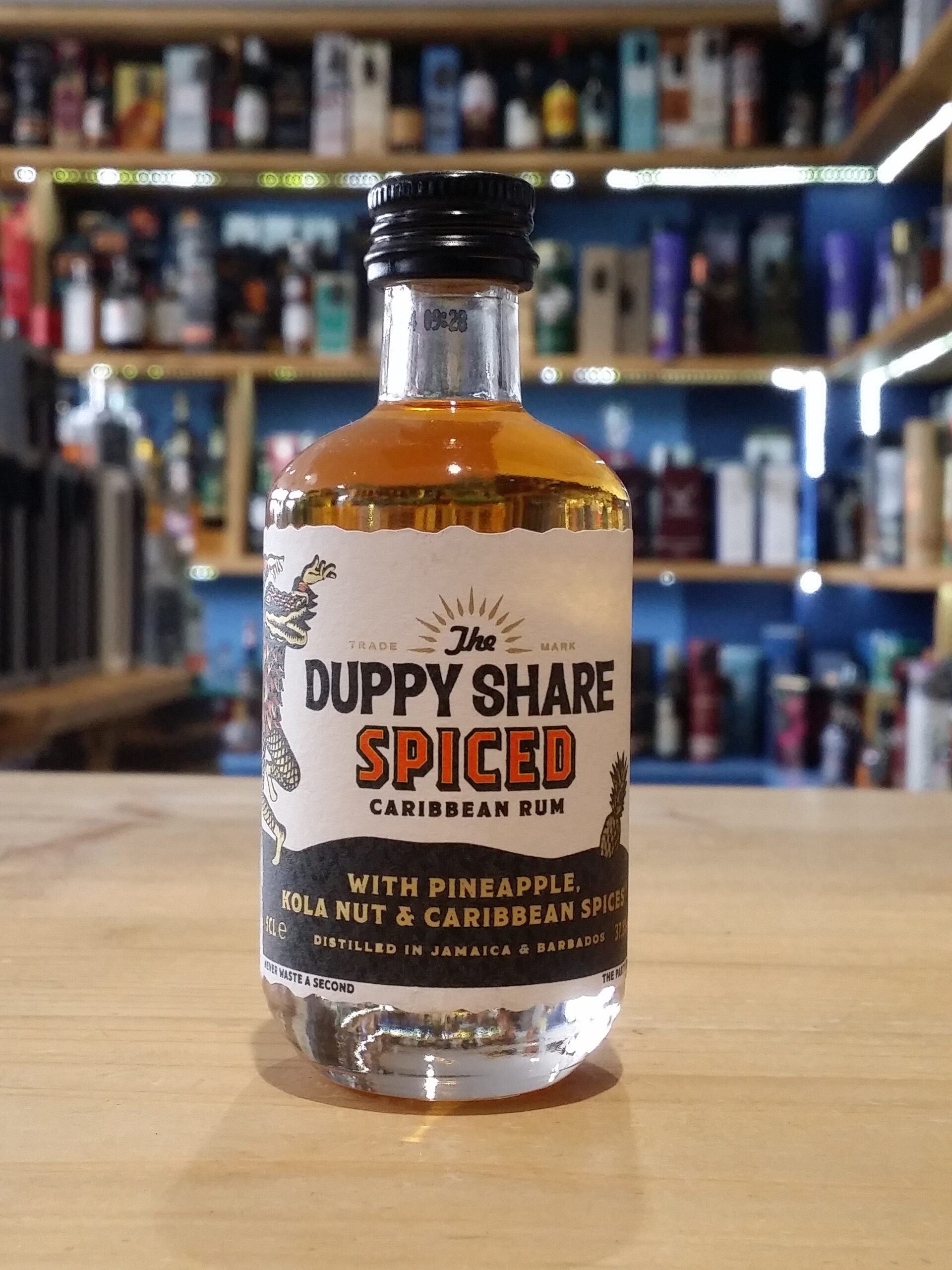 Duppy Share Spiced Caribbean Rum 5cl 37.5%