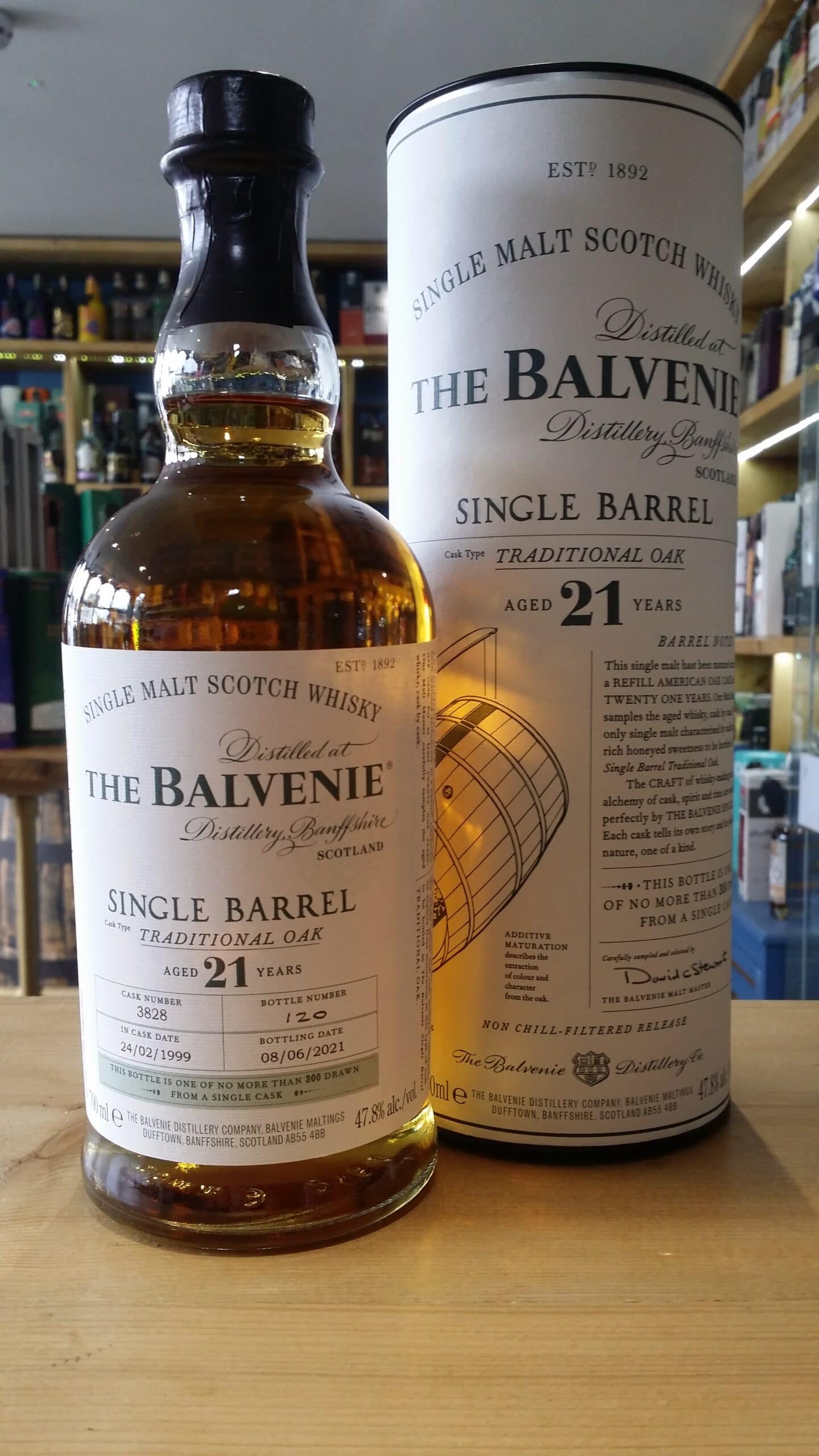 Balvenie Single Barrel 21 Year Old 70cl 47.5%