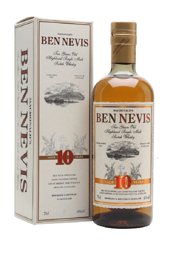 Isla's Bar - Ben Nevis  10 Year Old 2.5cl 46%