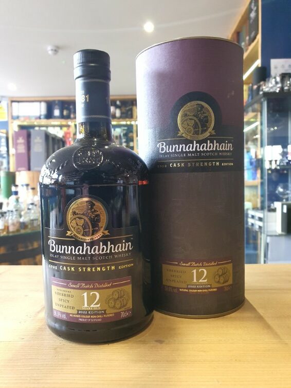 Bunnahabhain Cask Strength 12 year old 56.6% 70cl -2022