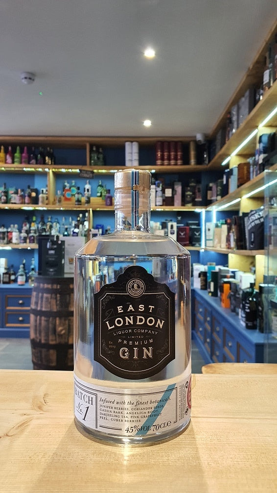 East London Liquor Company Premium Gin Batch No.1 45% 70cl