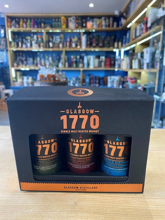 Glasgow 1770 Miniature Tasting Set 3 x 5cl