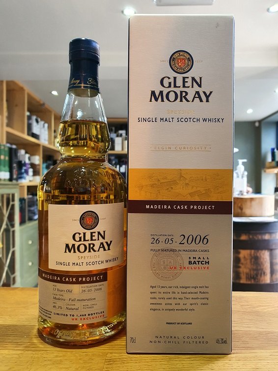Glen Moray Maderia Cask Project 2006 70cl 46.3%
