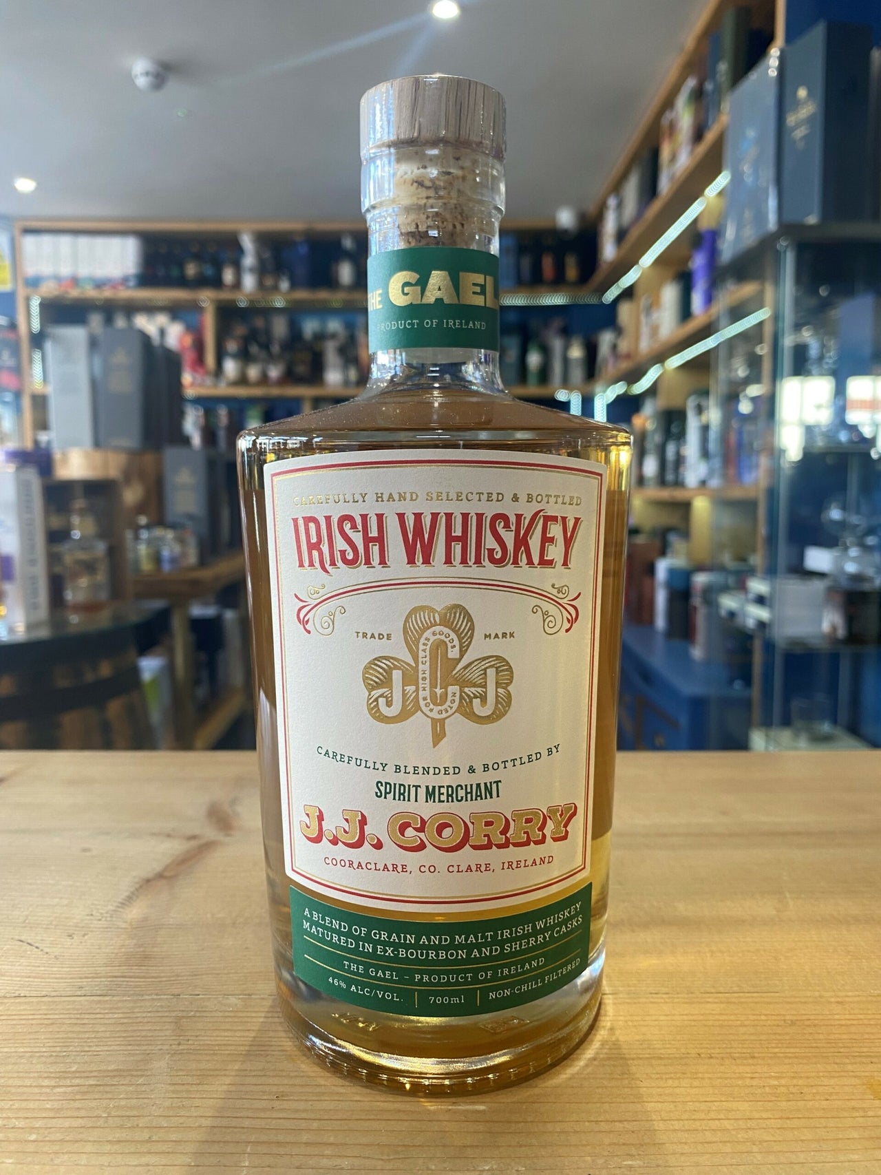 J.J Corry The Gael Irish Whiskey 70cl 46%