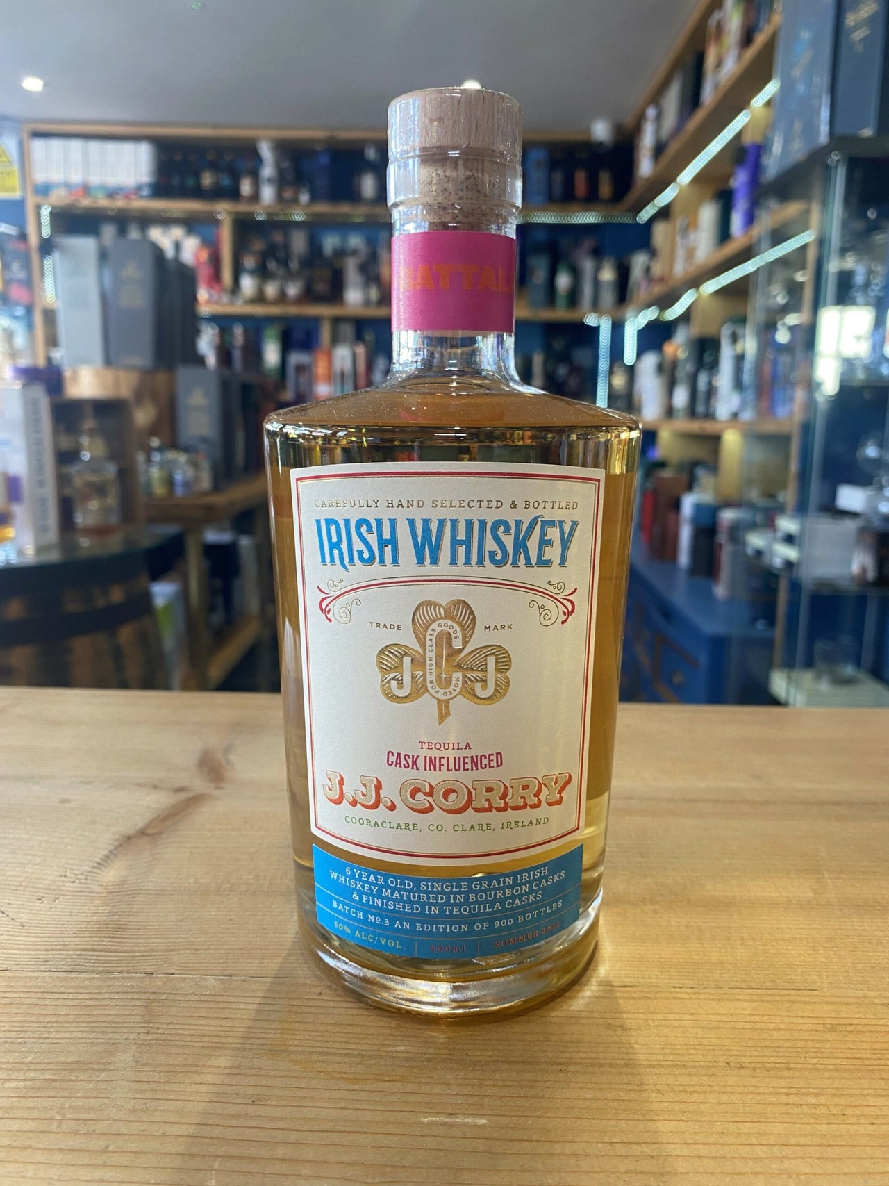 J.J Corry The Battalion Irish Whiskey 50cl 50%