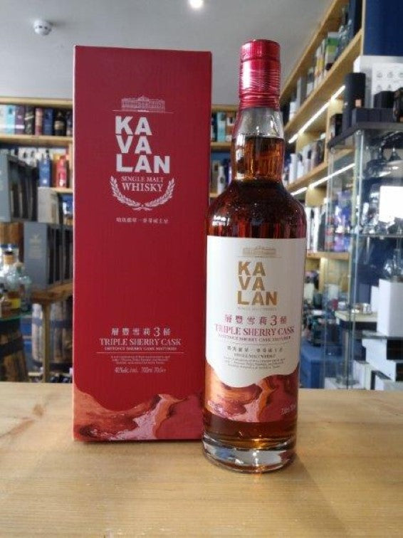 Kavalan Triple Sherry Cask 70cl 40%