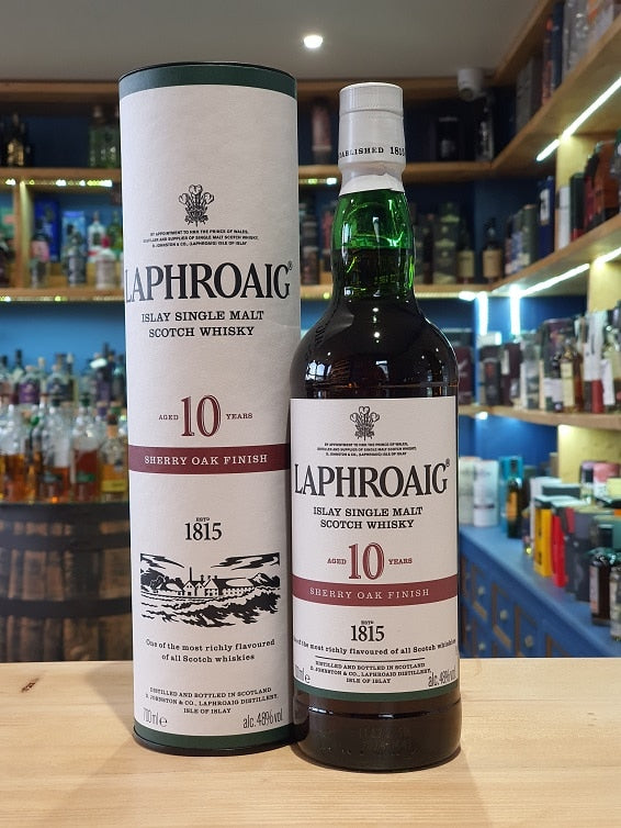 Laphroaig Aged 10 Years Sherry Oak Finish 70cl 48%