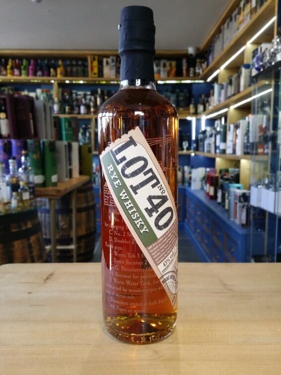 Lot 40 Rye Whiskey 70cl 43%