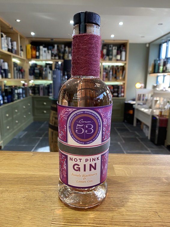 Corner 53 Not Pink Gin (Pomelo Blackberry and Lemon) 50cl 37.5%