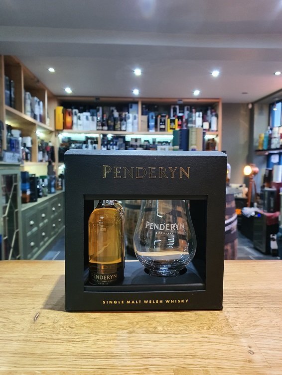 Pendeyn Tasting Glass with two Miniatures 2 x 5cl 46%