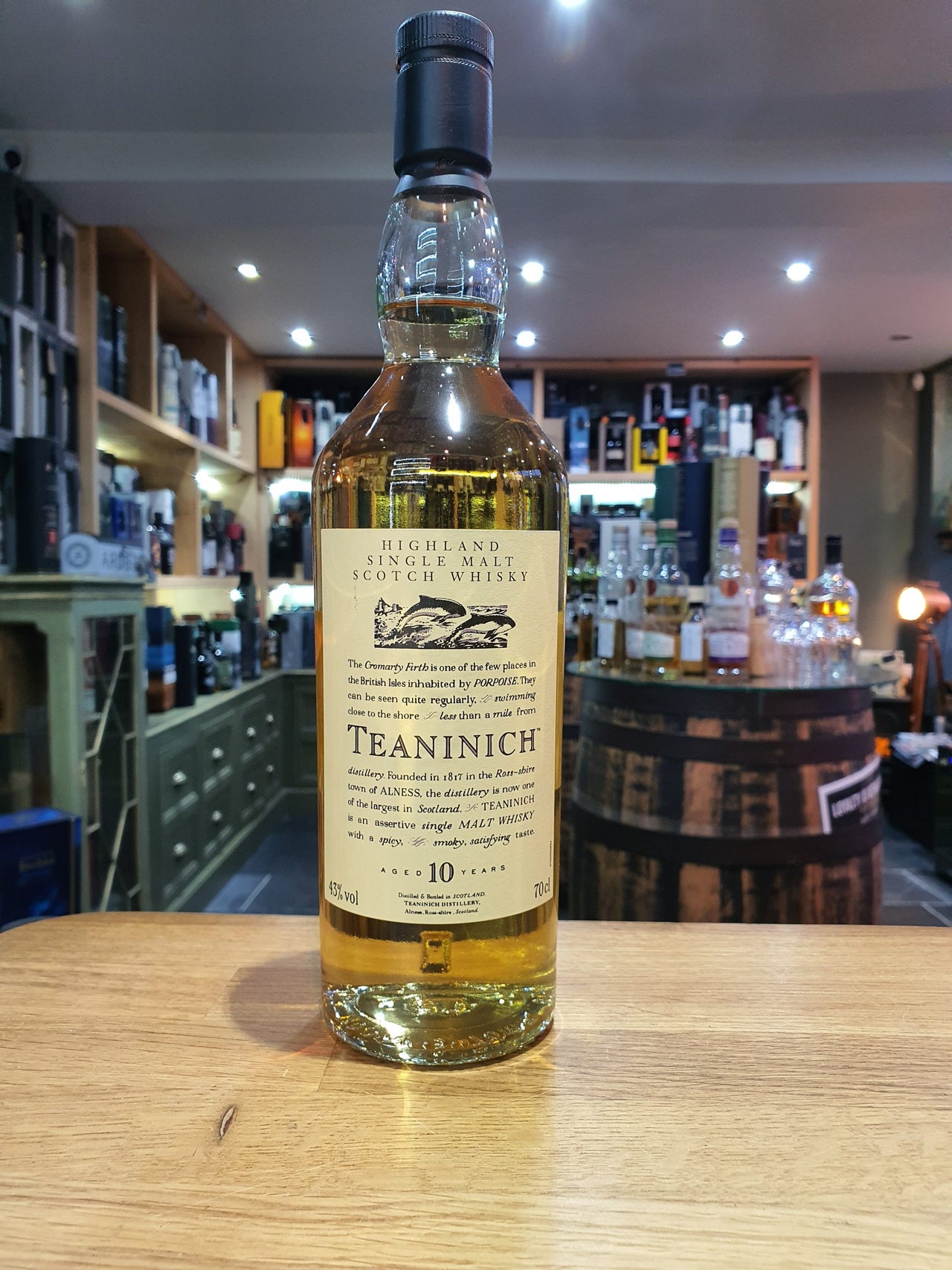 Teaninich 10 Year Old Flora and Fauna 70cl 43%