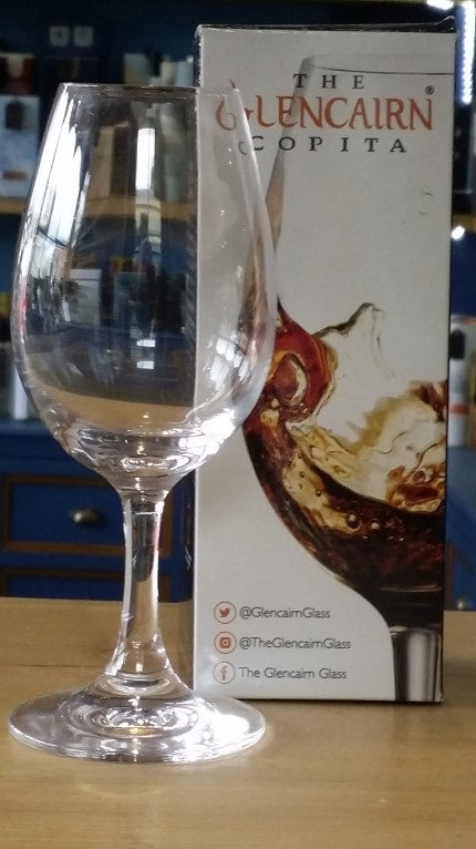 Glencairn Copita Tasting Glass with glass lid