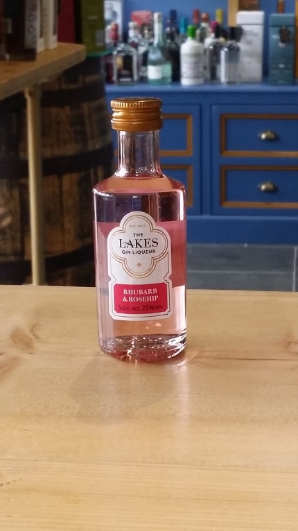 Lakes Rhubarb and Rosehip Gin Liqueur 5cl 25%