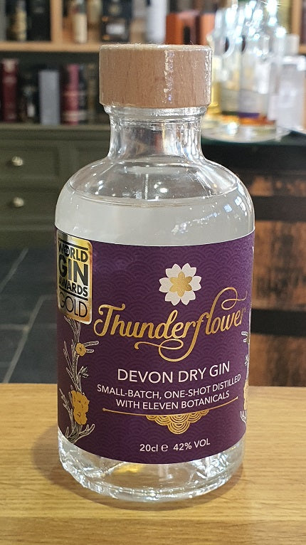 Thunderflower Devon Gin 20cl 42%