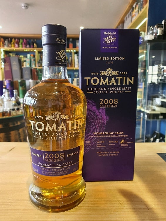 Tomatin Aged 12 Years 2008 Monbazillac Casks 46% 70cl