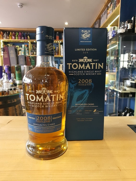 Tomatin Aged 12 Years 2008 Rivesaltes Casks 46% 70cl