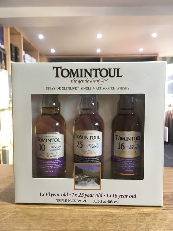 Tomintoul 5cl Triple pack