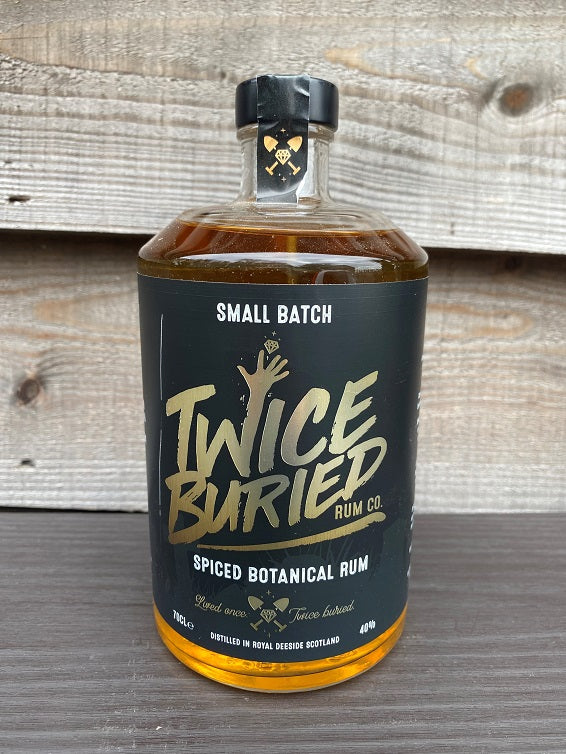 Twice Buried Spiced Botanical Rum 70cl 40%