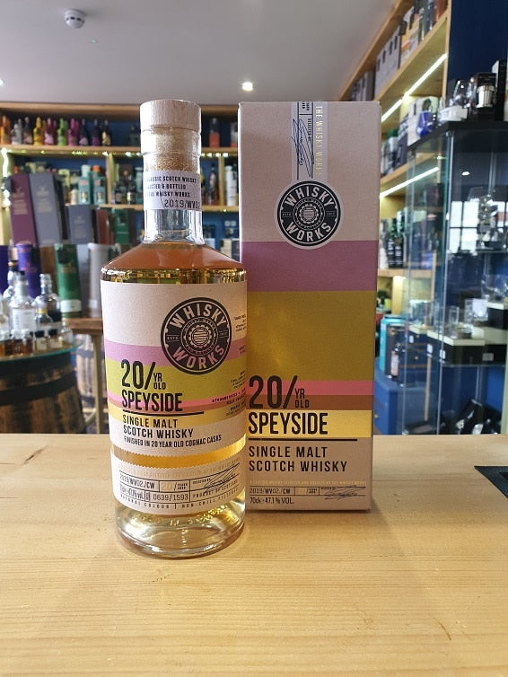 Whisky Works 20 Year Old Speyside 70cl 47.1%