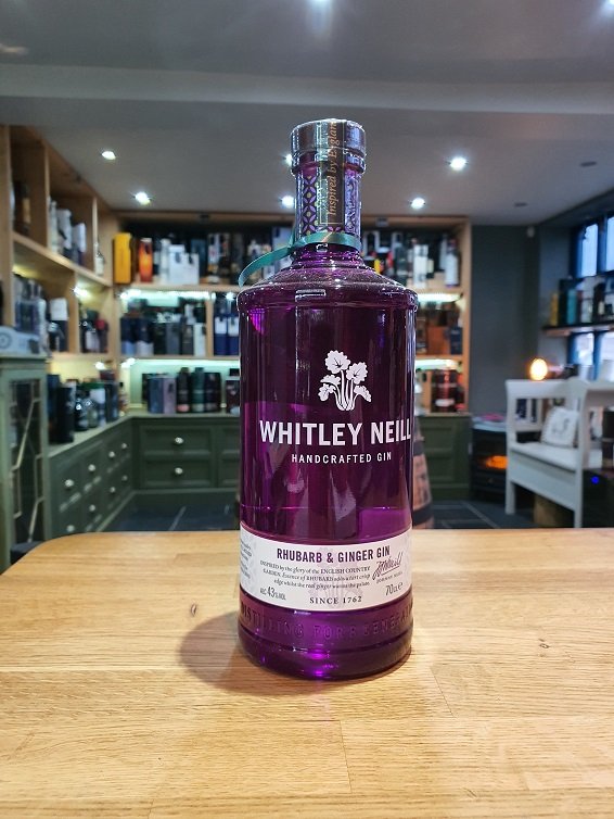 Whitley Neill Rhubarb and Ginger Gin 70cl 43%