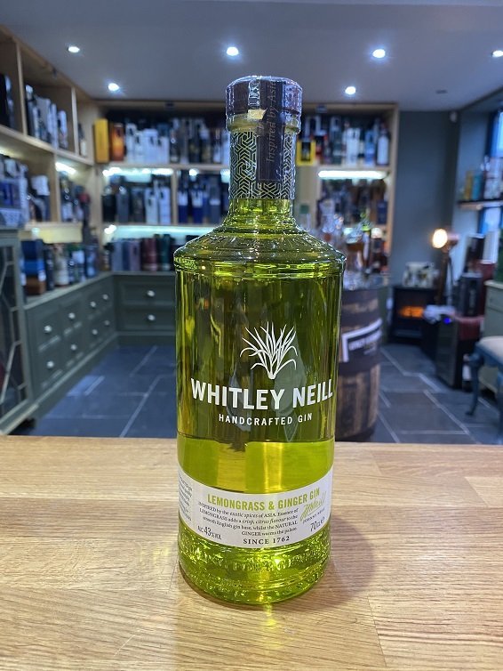 Whitley Neill Lemongrass and Ginger Gin 70cl 43%