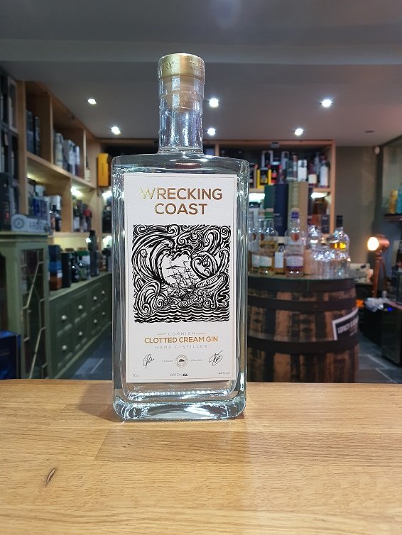 Wrecking Coast Cornish Clotted Cream Gin 70cl 44 wrecking-coast-cornish-clotted-cream-gin-70cl-44