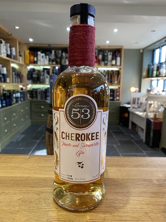 Corner 53 Cherokee Gin (Maple and Sarsaparilla) 70cl 41%