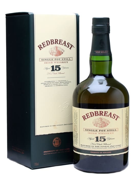 Redbreast 15 Year Old Irish Whiskey 70cl 46%