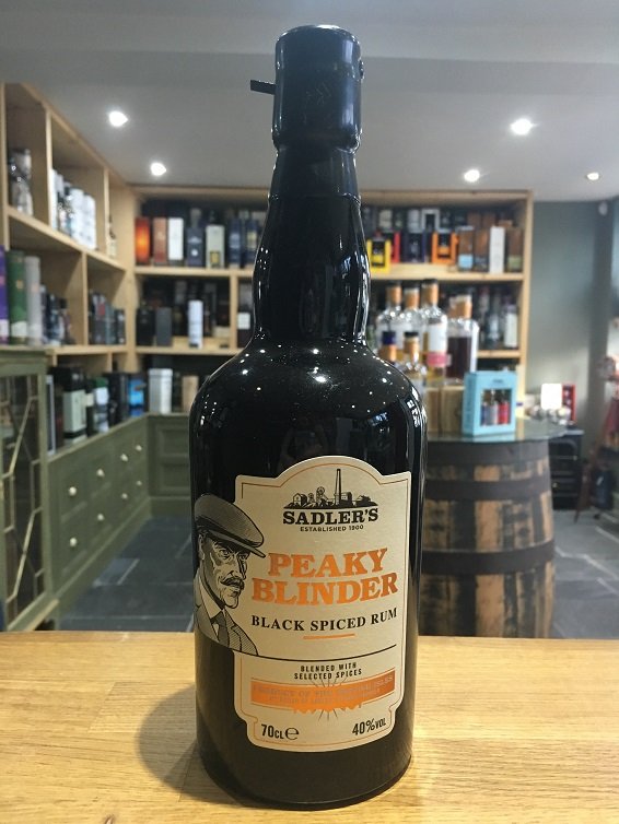 Peaky Blinder Black Spiced Rum 70cl 40%