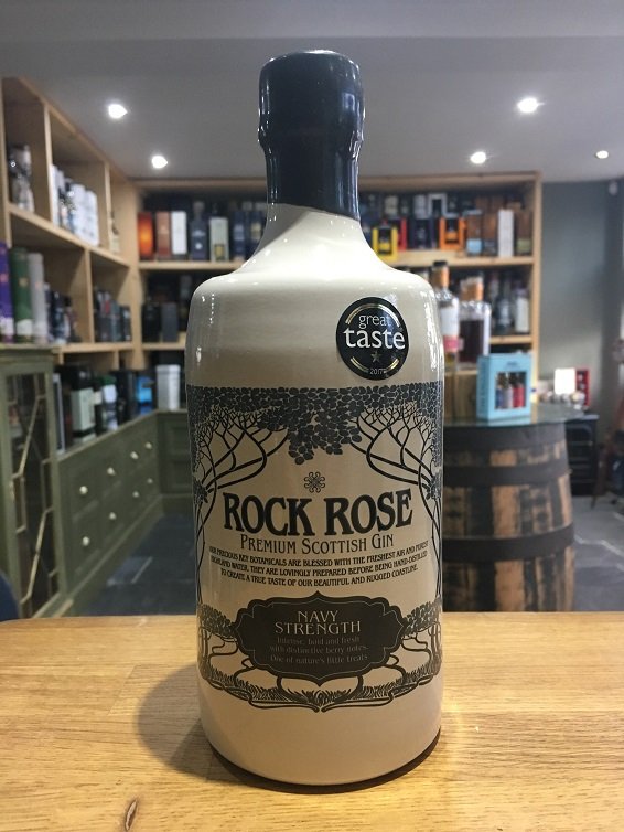 Rock Rose Navy Strength Premium Scottish Gin 70cl 57%